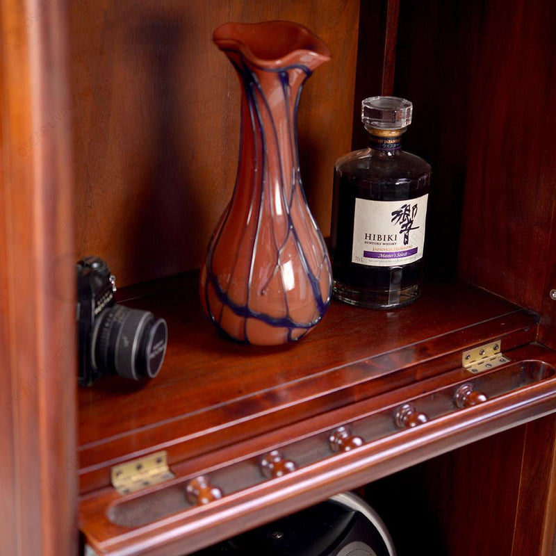 Bookself Rak Buku Mahogani Oliv Ritz Gozo M | Bookshelf OLIV OSCARLIVING