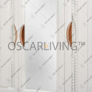 LEMARI PLASTIK - PLASTIC WARDROBE Lemari Plastik Napolly Cabro388 + Kaca | Plastic Wardrobe NAPOLLY OSCARLIVING