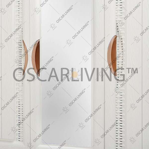 LEMARI PLASTIK - PLASTIC WARDROBE Lemari Plastik Napolly Cabro388 + Kaca | Plastic Wardrobe NAPOLLY OSCARLIVING