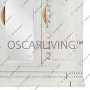LEMARI PLASTIK - PLASTIC WARDROBE Lemari Plastik Napolly Cabro388 + Kaca | Plastic Wardrobe NAPOLLY OSCARLIVING