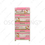 LEMARI PLASTIK - PLASTIC WARDROBE Lemari Plastik Napolly SFC2 Motif Helokity | Plastic Wardrobe NAPOLLY OSCARLIVING