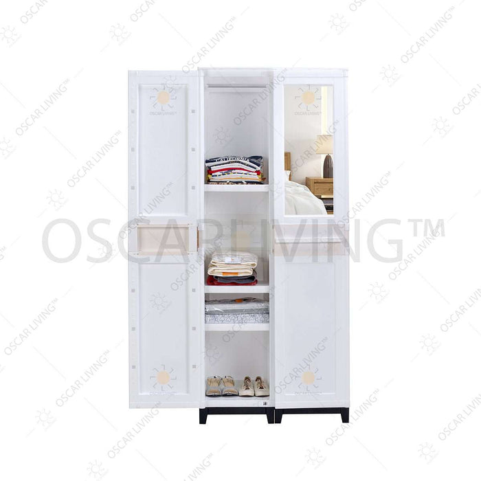 LEMARI PLASTIK - PLASTIC WARDROBE Lemari Plastik Club Spectra Ultra Twin SUTHRMO1 CLUB OSCARLIVING