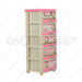 LEMARI PLASTIK - PLASTIC WARDROBE Lemari Plastik Napolly SFC2 Motif Helokity | Plastic Wardrobe NAPOLLY OSCARLIVING