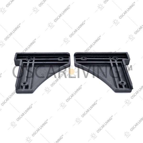 SUKU CADANG - SPAREPART Kaki sudut depan Meja / Lemari Dll - Plastik OLIV OSCARLIVING