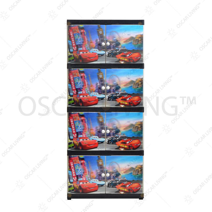 LEMARI PLASTIK - PLASTIC WARDROBE Lemari Plastik HK Plast Motif Pooh 4D HK PLAST OSCARLIVING