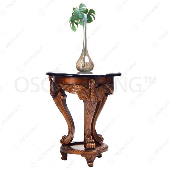 MEJA SERBAGUNA - MULTIPURPOSE TABLE Meja Kayu OLIV Bulat Swan OLIV OSCARLIVING