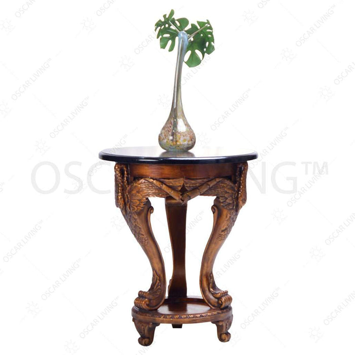 MEJA SERBAGUNA - MULTIPURPOSE TABLE Meja Kayu OLIV Bulat Swan OLIV OSCARLIVING