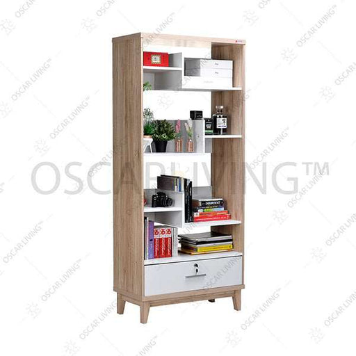 Lemari Pakaian Lemari Penyimpanan Super Furniture RB970 | Rak Buku SUPER FURNITURE OSCARLIVING