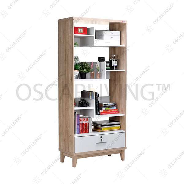 Lemari Pakaian Lemari Penyimpanan Super Furniture RB970 | Rak Buku SUPER FURNITURE OSCARLIVING