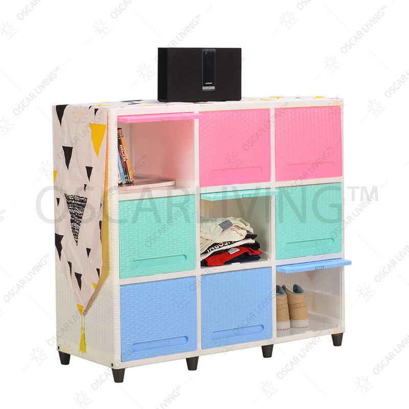 LEMARI PLASTIK - PLASTIC WARDROBE Lemari Plastik Club Flip Triple TCFR WCJ | Plastic Wardrobes CLUB OSCARLIVING