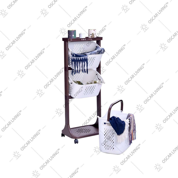 KERANJANG LAUNDRY - LAUNDRY BASKET Tabitha Keranjang Baju Kotor Rak MPTL TABITHA OSCARLIVING