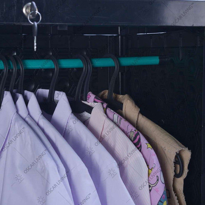 LEMARI PLASTIK - PLASTIC WARDROBE Lemari Plastik Sinbak Rak 4 Susun Motif Gajah | Plastic Wardrobe SINBAK OSCARLIVING