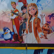 LEMARI PLASTIK - PLASTIC WARDROBE Lemari Plastik Sinbak Rak 4 Susun Motif Queen Ice | Plastic Wardrobe SINBAK OSCARLIVING