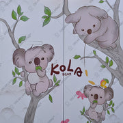 LEMARI PLASTIK - PLASTIC WARDROBE Lemari Plastik Sinbak Rak 4 Susun Motif | Plastic Wardrobe SINBAK OSCARLIVING