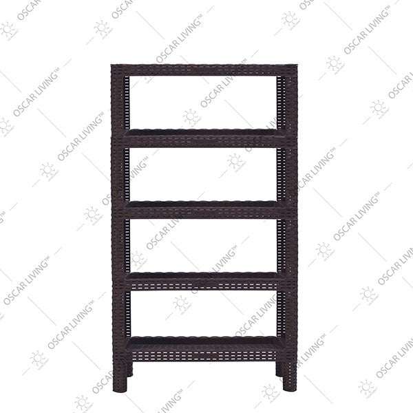 Rak sepatu Plastik Rak Sepatu Plastik Motif Rotan Tabitha TABITHA OSCARLIVING