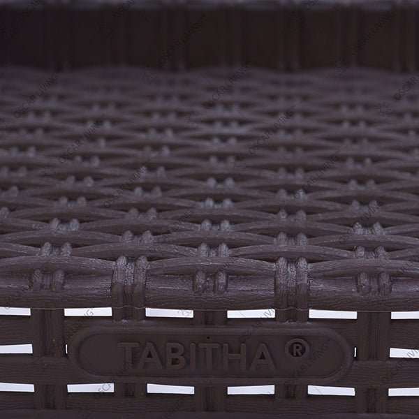 Rak sepatu Plastik Rak Sepatu Plastik Motif Rotan Tabitha TABITHA OSCARLIVING