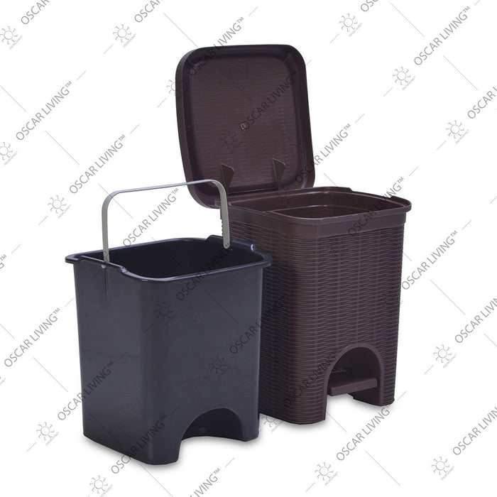 Tempat Sampah Tabitha Tempat Sampah Bahan Plastik Injak 10 LITER TABITHA OSCARLIVING