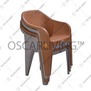 KURSI PLASTIK - PLASTIC CHAIR Kursi Plastik Napolly TCC500 | Napolly Plastic Chair TCC500 NAPOLLY OSCARLIVING