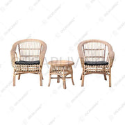 KURSI TERAS Kursi Dan Meja Teras Anyaman Rotan Barokah OLIV Mbale | Fullset 2 Kursi - 1 Meja OLIV OSCARLIVING