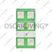 LEMARI PLASTIK - PLASTIC WARDROBE Lemari Plastik Miami Gantung Motif 3D Random MIAMI OSCARLIVING