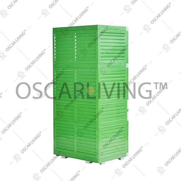 LEMARI PLASTIK - PLASTIC WARDROBE Lemari Plastik Miami Gantung Motif 3D Random MIAMI OSCARLIVING