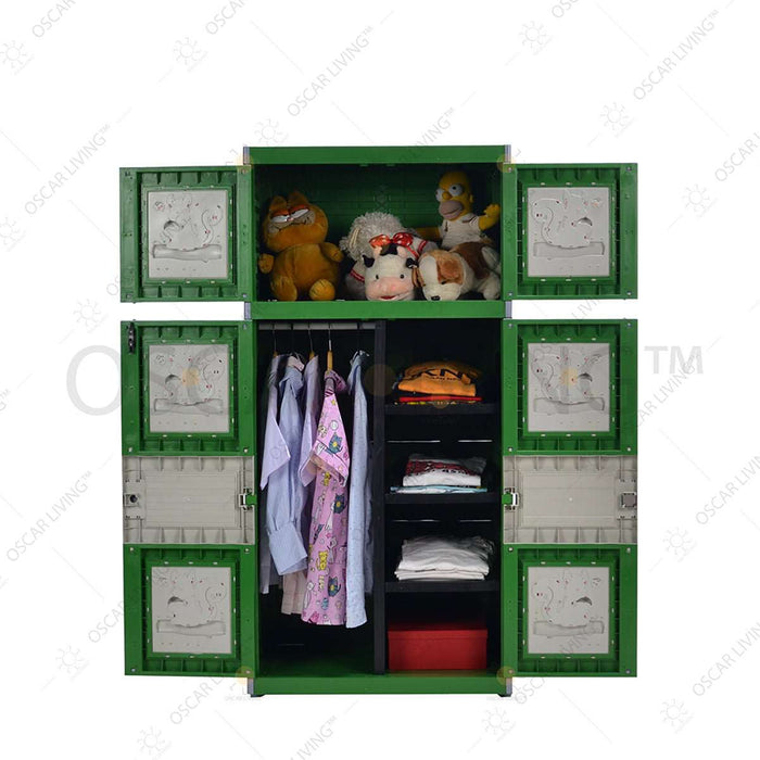LEMARI PLASTIK - PLASTIC WARDROBE Lemari Plastik Miami Gantung | Plastic Wardrobe MIAMI OSCARLIVING