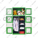 LEMARI PLASTIK - PLASTIC WARDROBE Lemari Plastik Miami Gantung Motif 3D Random MIAMI OSCARLIVING