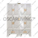LEMARI PLASTIK - PLASTIC WARDROBE Lemari Plastik Napolly Cabro466 + Kaca | Plastic Wardrobe NAPOLLY OSCARLIVING