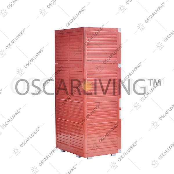 LEMARI PLASTIK - PLASTIC WARDROBE Lemari Plastik Miami Gantung Motif 3D Random MIAMI OSCARLIVING