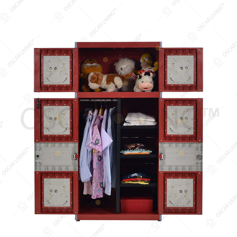 LEMARI PLASTIK - PLASTIC WARDROBE Lemari Plastik Miami Gantung | Plastic Wardrobe MIAMI OSCARLIVING