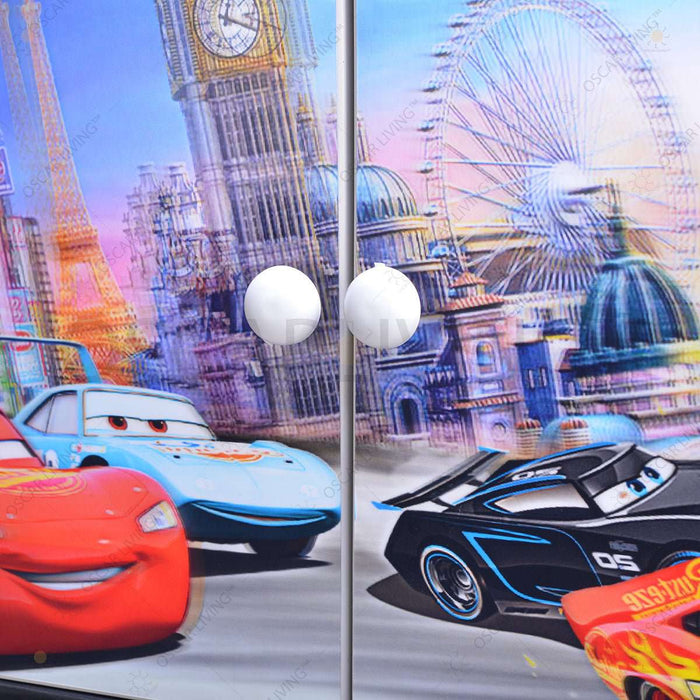 LEMARI PLASTIK - PLASTIC WARDROBE Lemari Plastik HK Plast Motif Pooh 4D HK PLAST OSCARLIVING