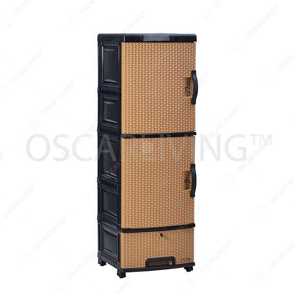 LEMARI PLASTIK - PLASTIC WARDROBE Lemari Plastik Napolly CLC55 | Plastic Drawer NAPOLLY OSCARLIVING