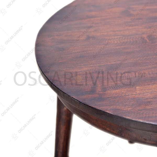 Meja Serbaguna Meja Sudut Bulat Oliv O4 Kecil OLIV OSCARLIVING