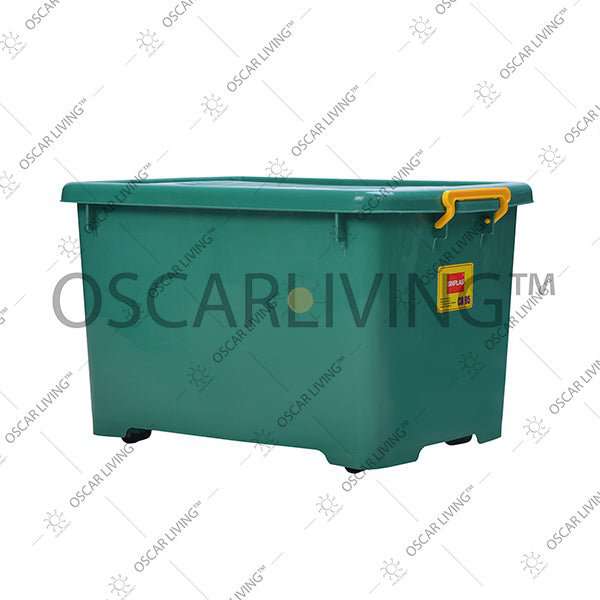 Storage Box Shinplast CB95 Kapasitas 95L Dengan Roda / Box Serbaguna CB95 GREEN EDITION SHINPO OSCARLIVING