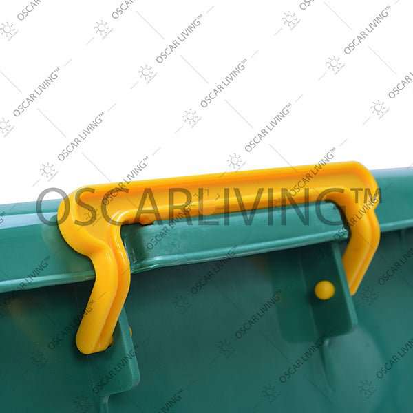 Storage Box Shinplast CB95 Kapasitas 95L Dengan Roda / Box Serbaguna CB95 GREEN EDITION SHINPO OSCARLIVING