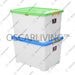 Storage Box Shinpo 116 MEGA Container 130L Dengan Roda / Box Serbaguna CB130 Hercules SHINPO OSCARLIVING