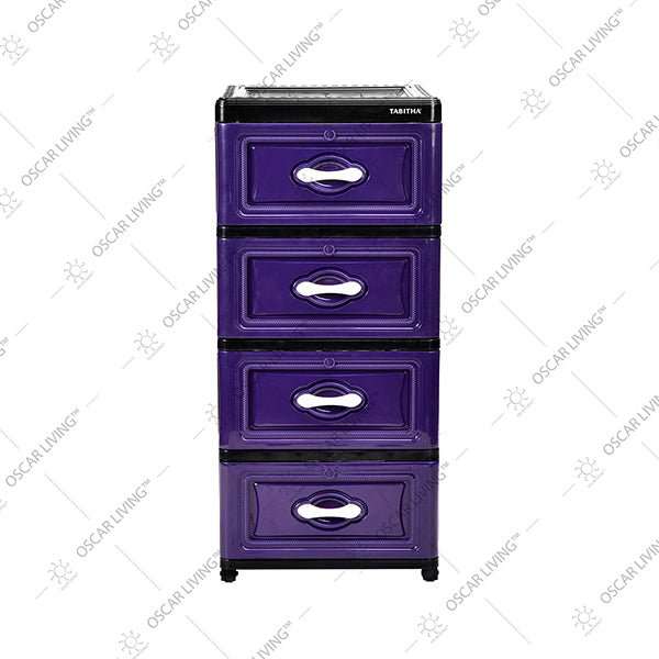 LEMARI PLASTIK - PLASTIC WARDROBE Lemari Plastik Laci Tabitha HO Series TABITHA OSCARLIVING