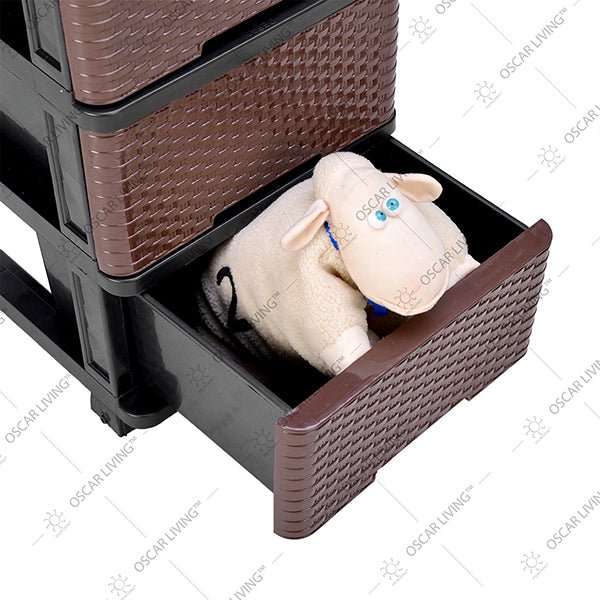 LEMARI PLASTIK - PLASTIC WARDROBE Lemari Plastik Laci Tabitha FR | Plastic Drawer TABITHA OSCARLIVING