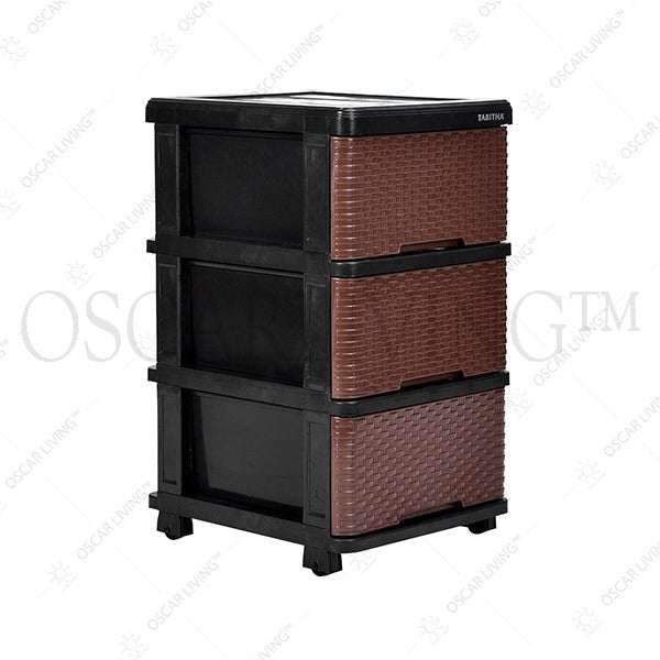LEMARI PLASTIK - PLASTIC WARDROBE Lemari Plastik Laci Tabitha FR | Plastic Drawer TABITHA OSCARLIVING