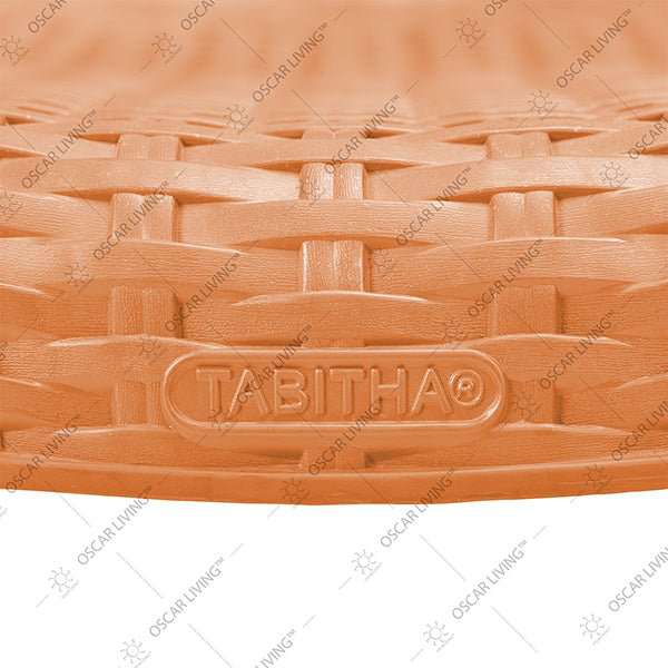 KURSI PLASTIK - PLASTIC CHAIR Kursi Plastik Tabitha KST304 Motif Rotan | Plastic Chair KST 304 TABITHA OSCARLIVING