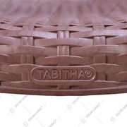 KURSI PLASTIK - PLASTIC CHAIR Kursi Plastik Tabitha KST304 Motif Rotan | Plastic Chair KST 304 TABITHA OSCARLIVING