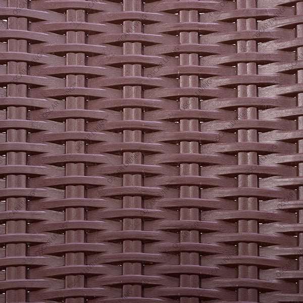 KURSI PLASTIK - PLASTIC CHAIR Kursi Plastik Tabitha KST304 Motif Rotan | Plastic Chair KST 304 TABITHA OSCARLIVING