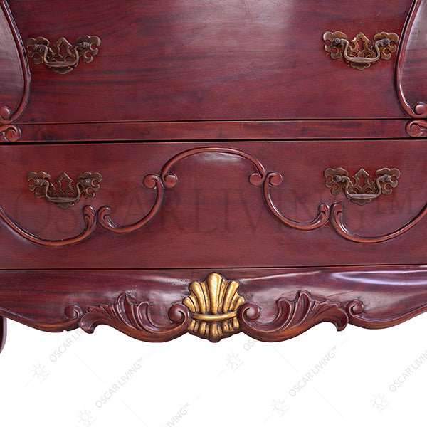 Drawer Cabinet Laci Mahogani OLIV Ritz Lisbon 5 | Drawer OLIV OSCARLIVING