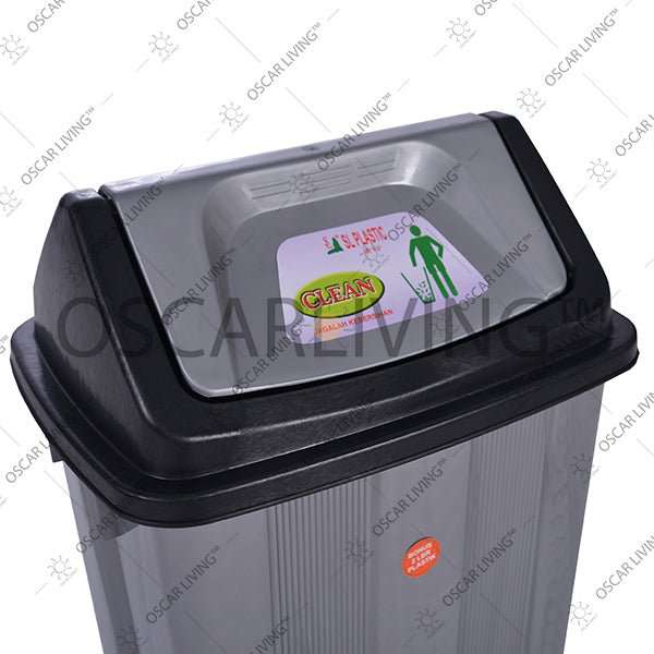 Tempat Sampah Tempat Sampah Keranjang Serbaguna SL Plastik Kotak Swing Top SL PLASTIC OSCARLIVING