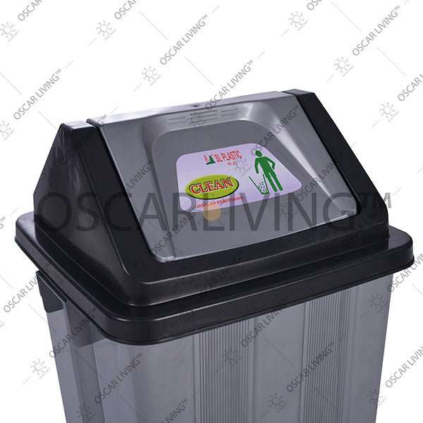 Tempat Sampah Tempat Sampah Keranjang Serbaguna SL Plastik Kotak Swing Top SL PLASTIC OSCARLIVING