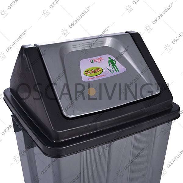 Tempat Sampah Tempat Sampah Keranjang Serbaguna SL Plastik Kotak Swing Top SL PLASTIC OSCARLIVING