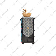 LEMARI PLASTIK - PLASTIC WARDROBE Lemari Plastik Laci Miami Milaci Motif Leaf MIAMI OSCARLIVING