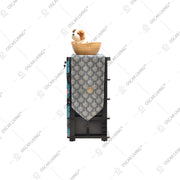 LEMARI PLASTIK - PLASTIC WARDROBE Lemari Plastik Laci Miami Milaci Motif Leaf MIAMI OSCARLIVING