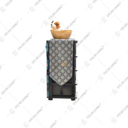 LEMARI PLASTIK - PLASTIC WARDROBE Lemari Plastik Laci Miami Milaci Motif Leaf MIAMI OSCARLIVING