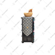 LEMARI PLASTIK - PLASTIC WARDROBE Lemari Plastik Laci Miami Milaci Motif Leaf MIAMI OSCARLIVING